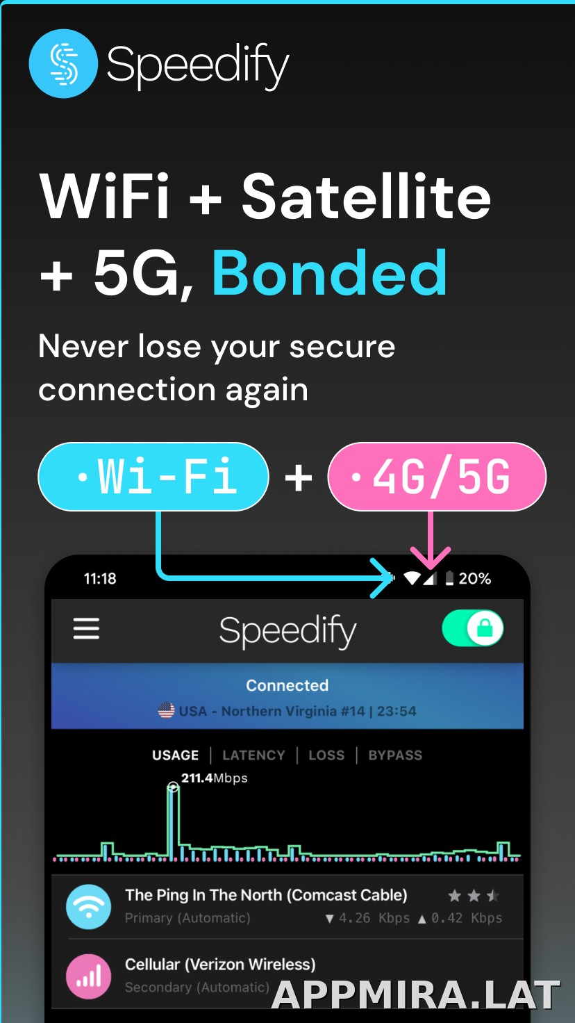 Speedify скриншот 1